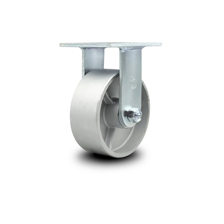 Service Caster 5 Inch Semi Steel Wheel Rigid Caster with Roller Bearing SCC-30R520-SSR